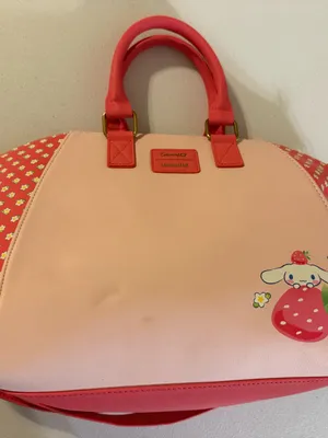 Loungefly Sanrio Hello Kitty & Friends Cinnamoroll Strawberries Satchel Bag thumbnail 4