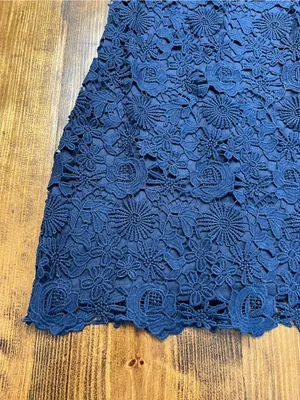 Lulus Love Poem Navy Blue Lace Mini Dress Size Small thumbnail 6