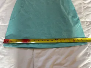 Lululemon Racerback Tank Top Aqua Blue Striped Built-In Bra Size Unknown thumbnail 6
