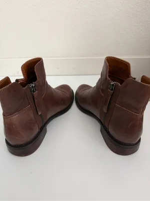 Franco Sarto Zip Up Booties Ankle Boots Womens 7.5 thumbnail 4