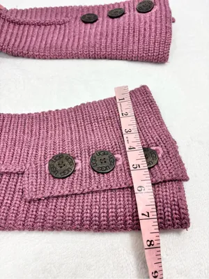 UGG Tall Cardy Knit Button Boots in Mauve Pink size 8 thumbnail 10