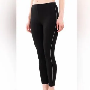 Zara black leggings with rhinestones thumbnail 10