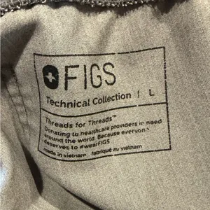 FIGS Zamora Joggers Women Large Gray Scrub Technical Pants Hospital Doctor Nurse thumbnail 10