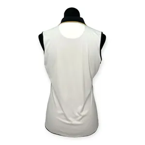 Greg Norman | Medium | ML75 Leopard Accent Play DRY Sleeveless Polo Golf Shirt thumbnail 6
