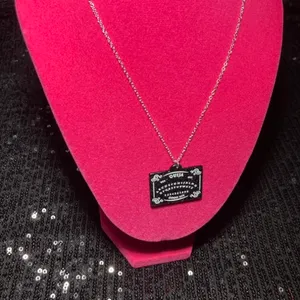 Sterling Silver Spooky Season Ouija Board Necklace 925 Planchette Earrings emo thumbnail 14