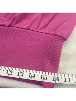 Ann Taylor Petite Shoulder Button Top Vibrant Pink Women's Large NWT thumbnail 10