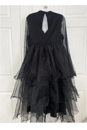 Torrid Plus 0X Black Torrid Gothic Goth Halloween Dress Costume thumbnail 6