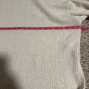 Aerie Chenille Oversized Turtleneck Sweater Ivory Cream- Size Medium thumbnail 10