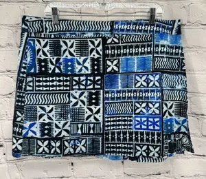 RipSkirt Hawaii Wrap Skirt XL Length 1 Pacific Tapa Blue Quick Dry Beach Travel thumbnail 1