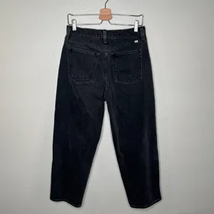 Sunday Best Aritzia Womens Black High-Waisted Straight Leg Jeans Size 29 thumbnail 2
