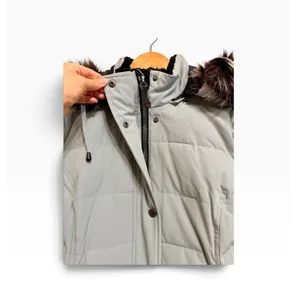 Arctic Expedition Faux Fur Hood Quilted Puffer hydradown Jacket Coat Small P thumbnail 3
