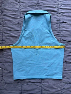 Abercrombie & Fitch Essential Polo Tank - Pool Blue - S thumbnail 11