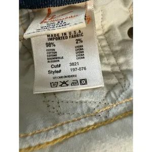 Vintage Citizens of Humanity Faye Wide Leg Jeans Chain Link‎ Embroidery Size 31 thumbnail 8