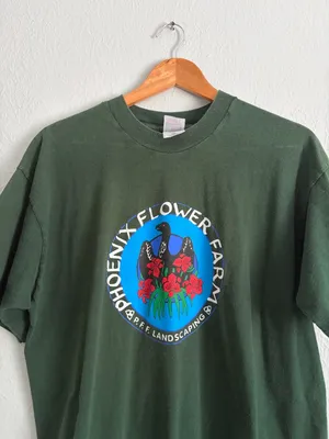 Phoenix Flower Farm Green Graphic Tee thumbnail 4
