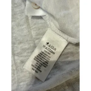 Adrienne Vittadini NWT Linen Top Women's XL White Long Sleeve Lightweight Resort thumbnail 4
