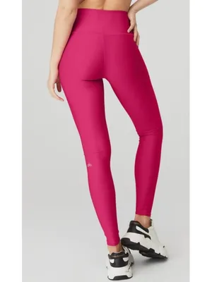 Alo High-Waist Airlift Leggings Magenta Crush Hi-Rise Waisted Full-Length Tights thumbnail 3