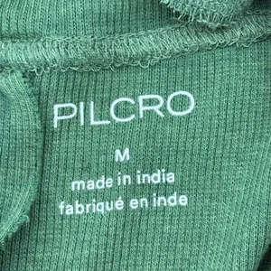 Pilcro Anthropologie Tank Top‎ Womens M Green Mock Neck Ribbed Raw Edge Boho thumbnail 7