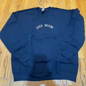gildan dog mom embroidered crewneck thumbnail 1