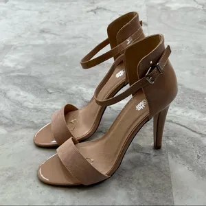 Charlotte Russe Nude Stiletto‎ Sandals Heels Size 9 thumbnail 3