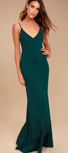 Lulus infinite glory forest green maxi dress thumbnail 1