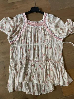 Free People Ivory Dance Magic Tunic Size Large thumbnail 15