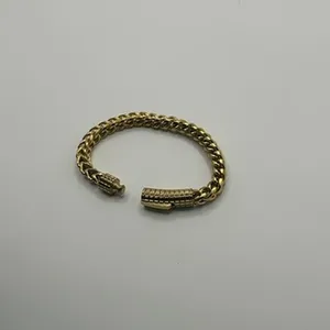 Womens Franco Bracelet 7 Inch Real Gold Dainty Box Link Plated Layering Stack thumbnail 2