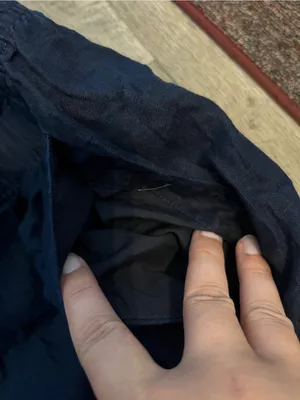 Quince Navy Women's Elastic Waist Shorts thumbnail 5