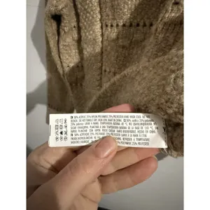 Endless Rose Sweater Size S Beige Oatmeal Crew Neck Chunky‎ Knit Pullover thumbnail 4