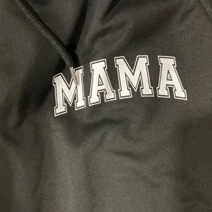Women’s Black Large Polyester “Mama” Sweatpants Joggers thumbnail 2