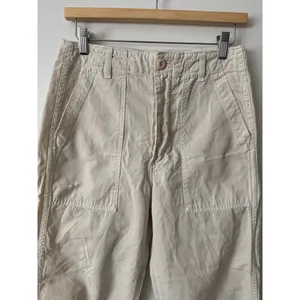 Amo 28 Army Wide Leg Trousers in Bone White thumbnail 3