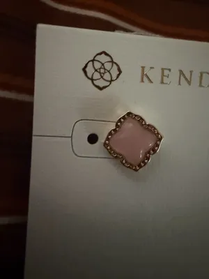 Kendra Scott Mallory Stud Earrings in Pink Rose Quartz thumbnail 5