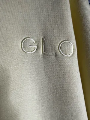 GLO Redeemed Yellow and Blue Oversized Cozy Hoodie Sweater Size XL thumbnail 2