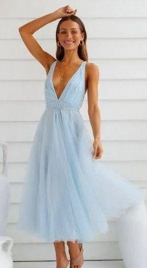Hello Molly SUMMER CINDERELLA MIDI DRESS BLUE thumbnail 1