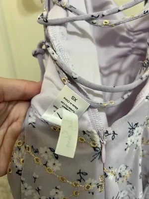 Lucy in the sky purple floral dress thumbnail 5