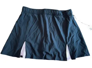 Sincerely Jules Skort Athletic Tennis Golf‎ Activewear Skirt Black XL thumbnail 1