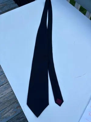 White line neck tie Blue thumbnail 2