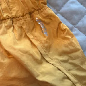 Free People Yellow Athletic Shorts with Elastic Waistband and Flowy Design thumbnail 2