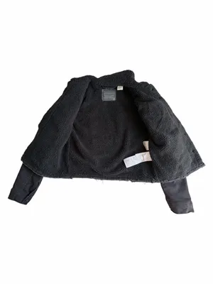 Levi's Original Denim Black Trucker Sherpa Jacket XS thumbnail 2