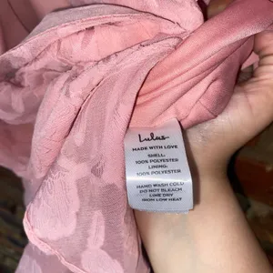 Lulus Near Your Heart Pink Burnout Floral High-Low Dress Women's Size Medium thumbnail 7