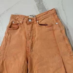Free People We The Free Old West Slouchy HighRise WideLeg Pants Womens 25 Orange thumbnail 4