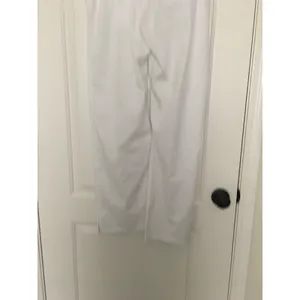 Med Couture Women's Scrub Pants Drawstring Nurse Medical Size Small White thumbnail 6