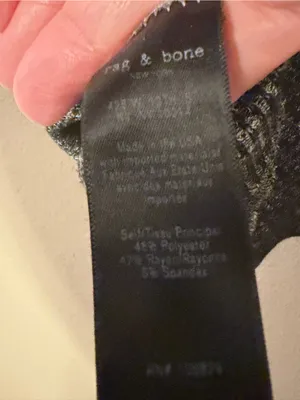 Rag & Bone Gray Twist Back Top Size Small thumbnail 7