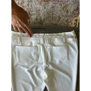 Lilly Pulitzer Cameron Luxletic White Stretch Pants Womens 8 Gold Button GolfEUC thumbnail 7