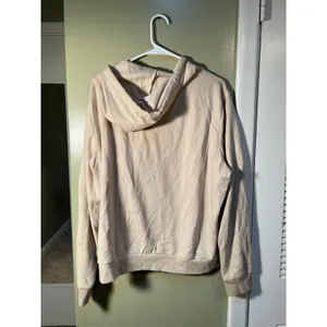 Victoria's Secret PINK Women's Sz XL Classic Full Zip Hoodie Vanilla Bean Silver thumbnail 8