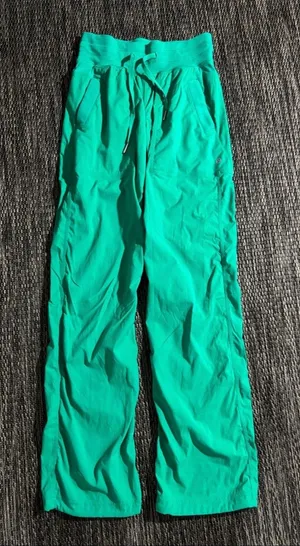 Lululemon Dance Studio Mid-Rise Pant *Full Length Unlined* Kelly Green thumbnail 1