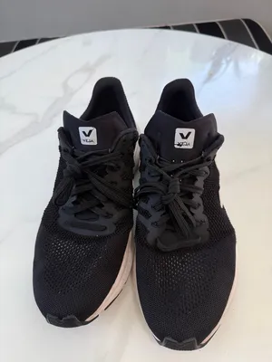 Veja Women's Black and White Athletic Sneakers thumbnail 5
