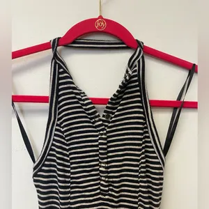 Urban Outfitters Out From Under Snap Front Halter Striped Bodysuit thumbnail 2