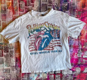 Rolling Stones T-shirt Steel Wheels Tour ‘89 Repro XS thumbnail 1