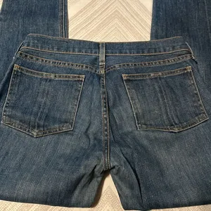 Rag & Bone Women’s Blue Wash Denim Skinny Jeans. thumbnail 6