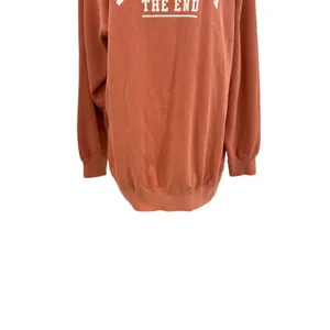 Montauk The End Crewneck Sweatshirt Spell Out Vintage Style Coral Orange XXL‎ thumbnail 3